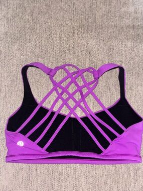 lululemon athletica Purple Strappy Sports Bra